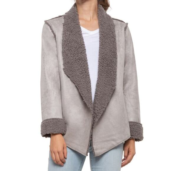 dylan Jackets & Blazers - New Dylan Women's Reversible Soft Faux Fur Suede Coat Jacket